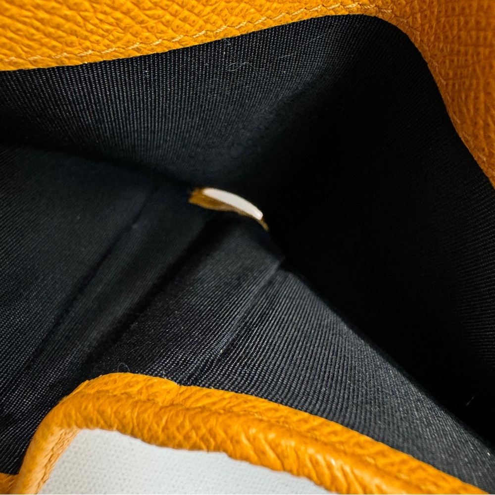 Salvatore Ferragamo Gancini Wallet in Mustard Yellow! - Picture 11 of 15